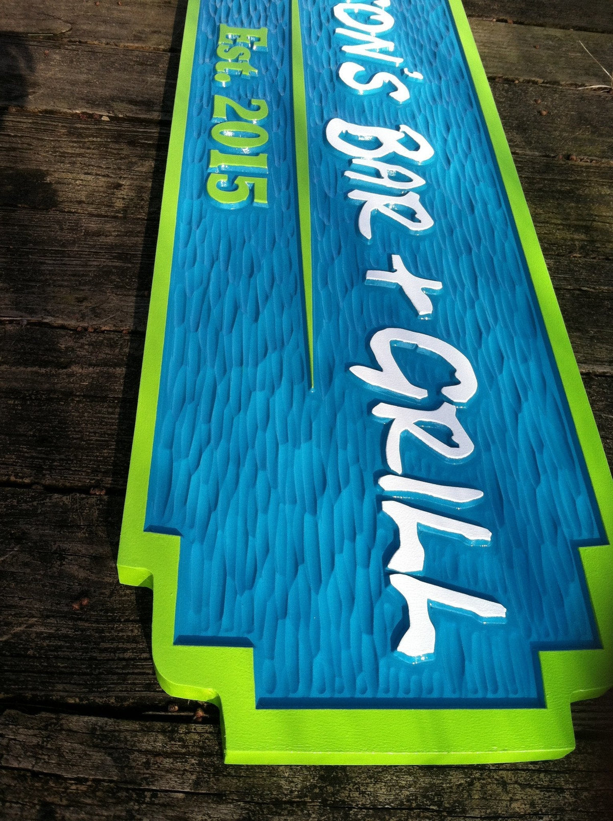 Custom Bar and Grill Sign - Made to Order  (BP45) - The Carving Company