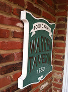 Colonial Boston tavern sign