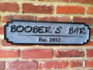 Personalized Bar Sign with Tag Line (BP33) - The Carving Company