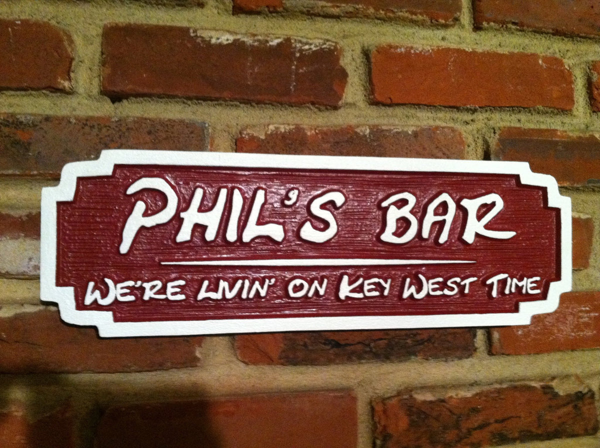 Personalized Bar Sign with Tag Line (BP33) - The Carving Company