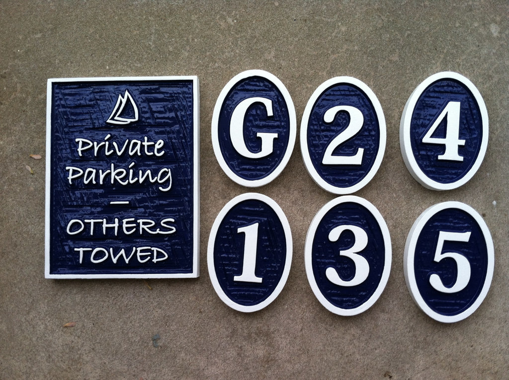 Business Custom Parking Lot Signs (B22) - The Carving Company
