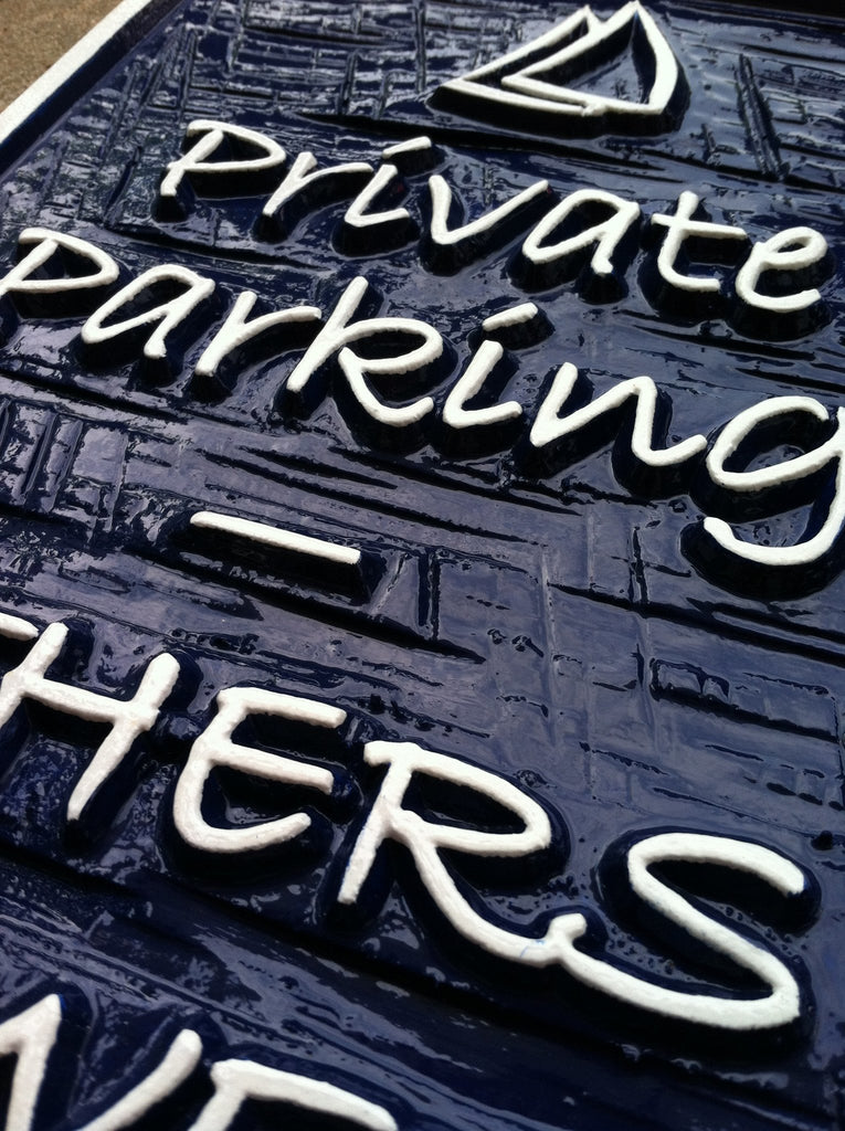 Business Custom Parking Lot Signs – The Carving Company