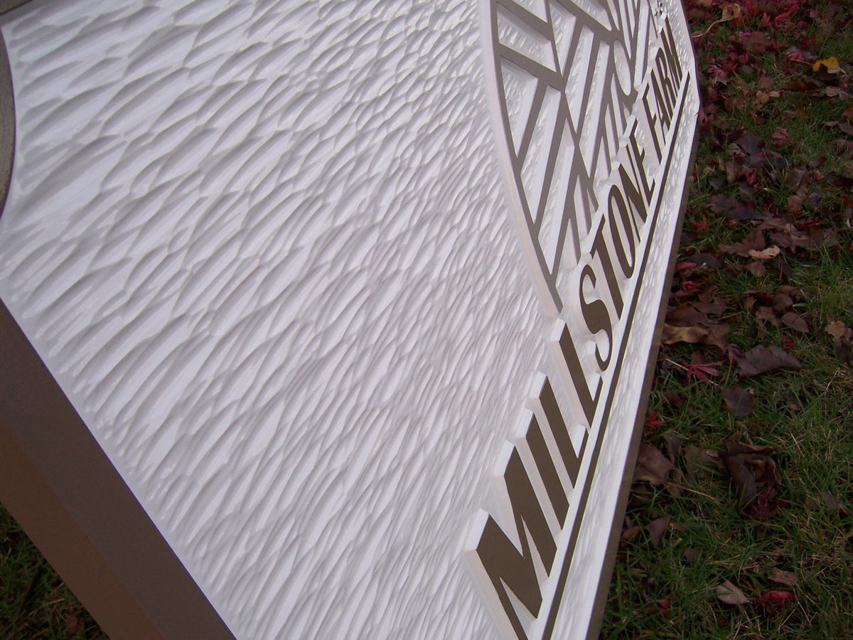 Business Signs - Custom Carved Dimensional Professional Exterior Sign(B27) - The Carving Company