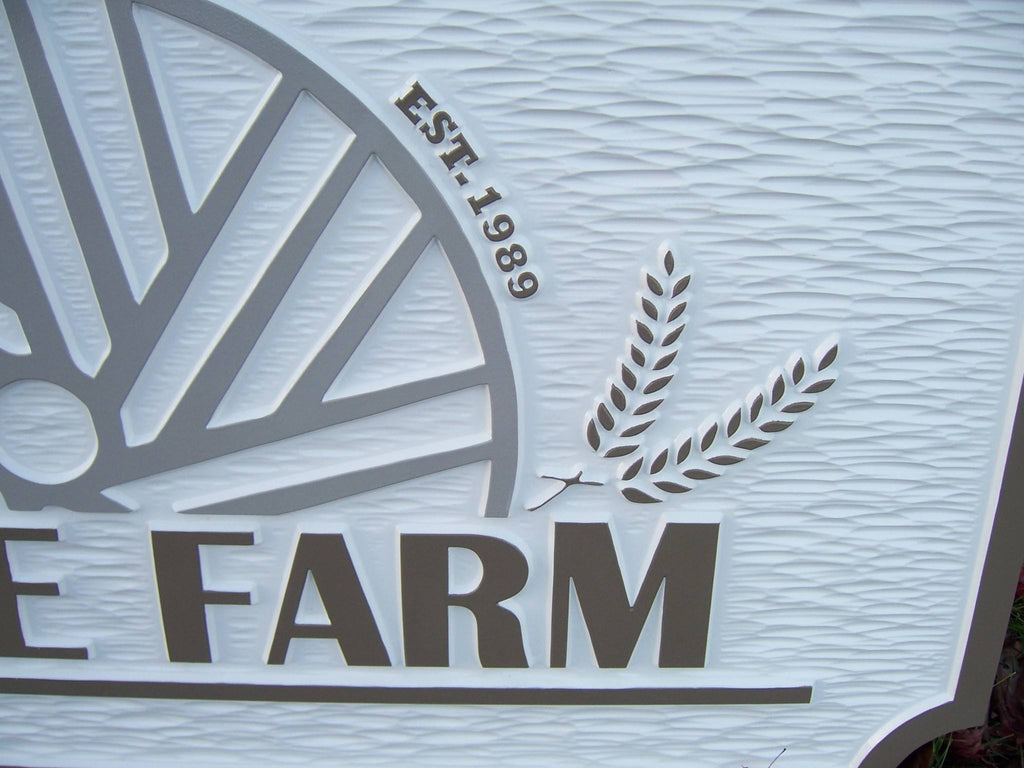 Business Signs - Custom Carved Dimensional HDU Signs – The Carving Company