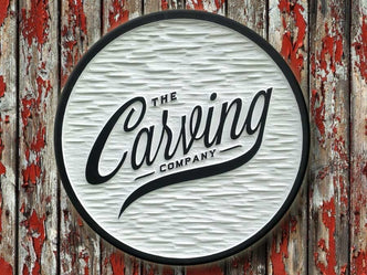 Custom Dimensional Business Signs - Exterior or Interior Display (B10) - The Carving Company