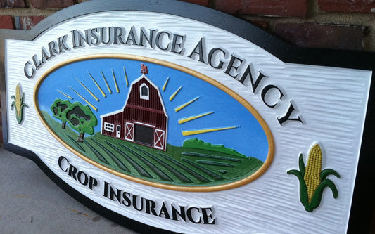 Carved Exterior Dimensional Business Signs / Customize with your Logo (B2) - The Carving Company