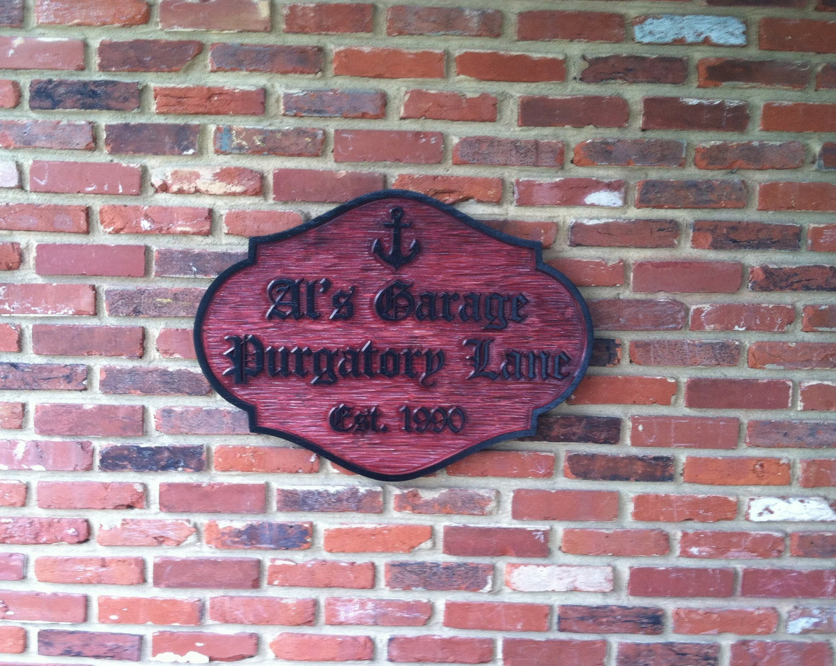 Garage Signs - Business Signs - Customized (B53) - The Carving Company