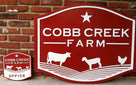 Custom Carved Business Sign - For Farm (B24) - Estate Sign - The Carving Company