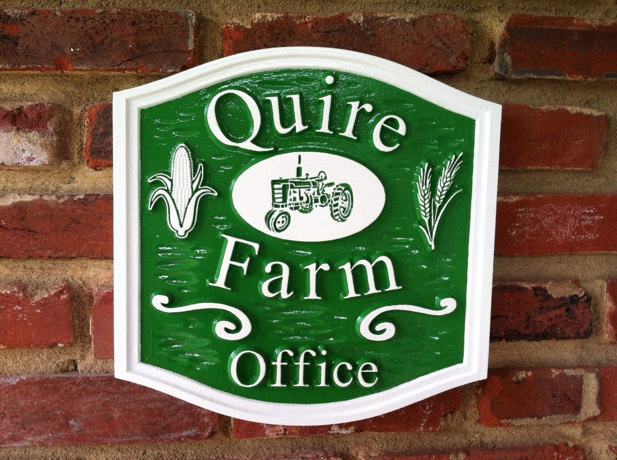 Custom Farm Sign - Professional Office (B62) - The Carving Company