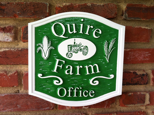 Custom Farm Sign - Professional Office (B62) - The Carving Company
