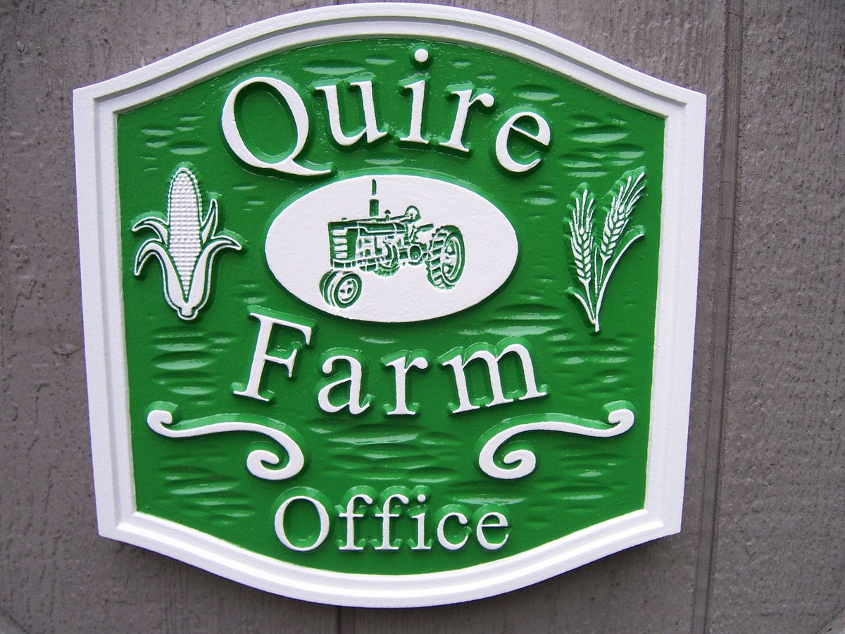 Custom Farm Sign - Professional Office (B62) - The Carving Company