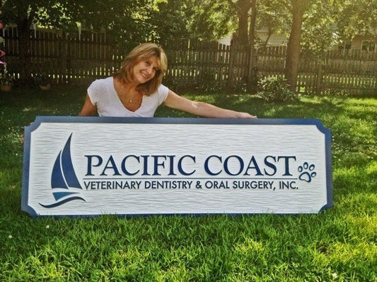 Custom Carved Interior and Exterior Professional Office Sign (B5) - The Carving Company