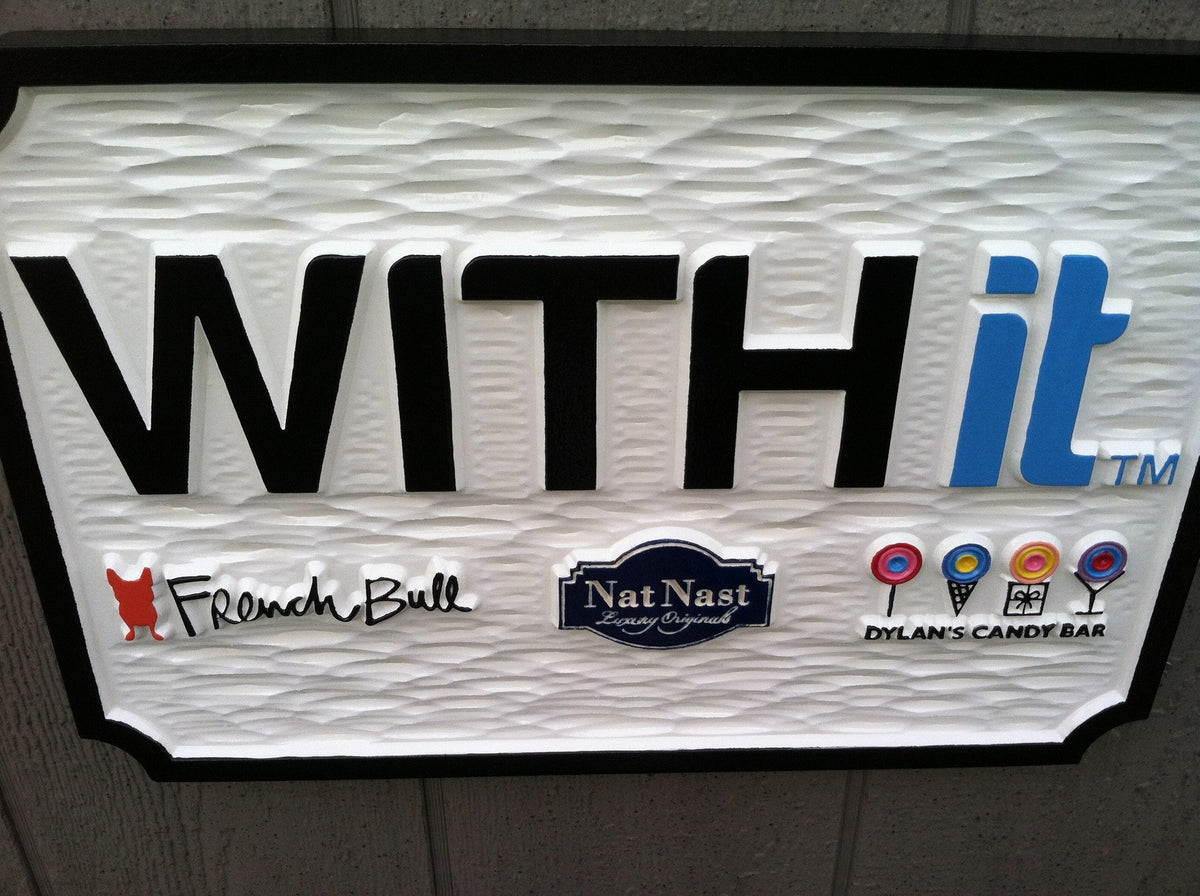Custom Carved Business Sign - Dimensional Signage for Store Fronts (B64) - The Carving Company
