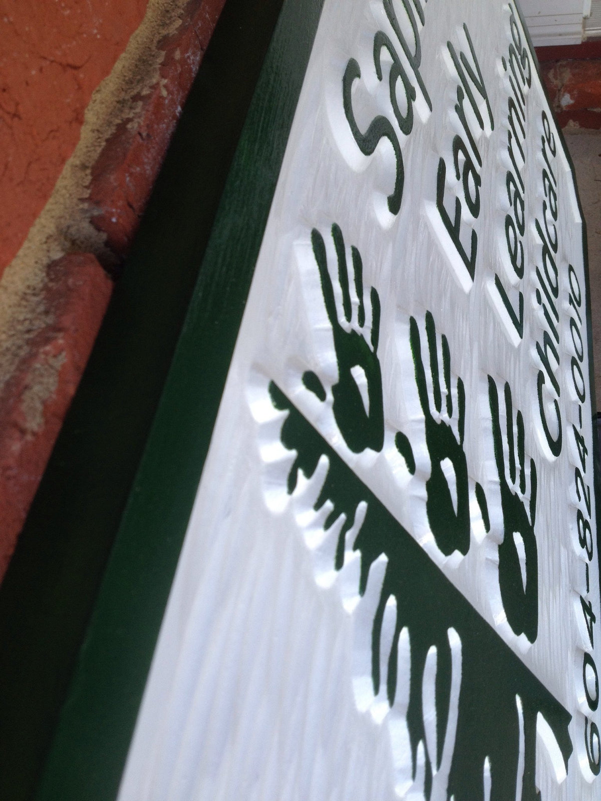 Custom Carved Dimensional Sign for Child Care or any Business (B3) - The Carving Company