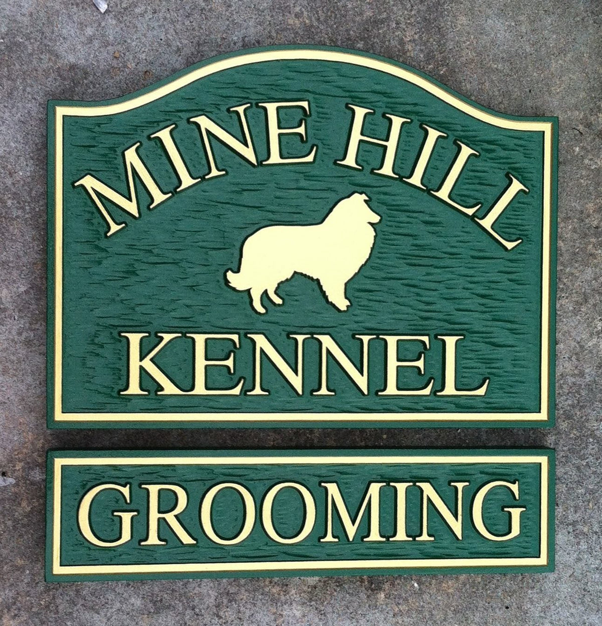 Customized Store Front Signs - Pet Grooming and other Business  (B47) - The Carving Company