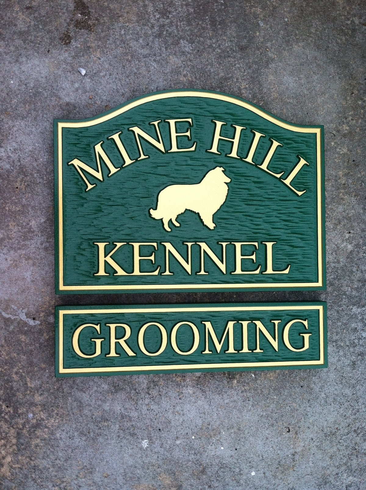Customized Store Front Signs - Pet Grooming and other Business  (B47) - The Carving Company