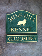 Customized Store Front Signs - Pet Grooming and other Business  (B47) - The Carving Company