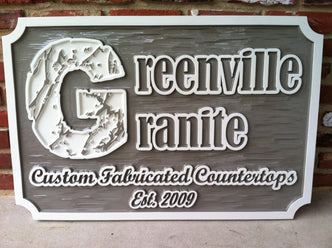 Custom Made Dimensional Professional Exterior Business Signs (B16) - The Carving Company