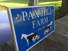 Custom Carved Business Sign - For Farm - Estate Sign (B54) - The Carving Company