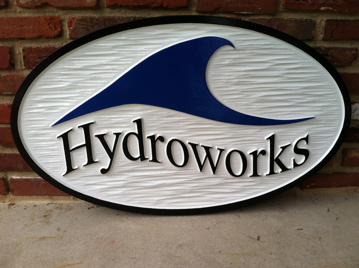 Custom Carved Business Signage - Dimensional Store Front Display (B21) - The Carving Company