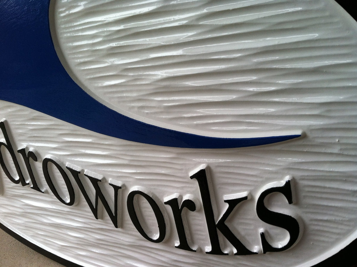 Custom Carved Business Signage - Dimensional Store Front Display (B21) - The Carving Company