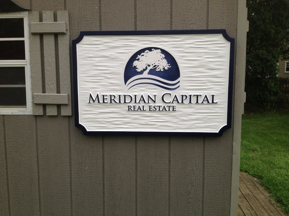 Customized Professional Business Sign for Exterior or Interior Display (B8) - The Carving Company