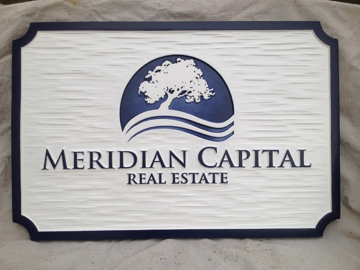Customized Professional Business Sign for Exterior or Interior Display (B8) - The Carving Company