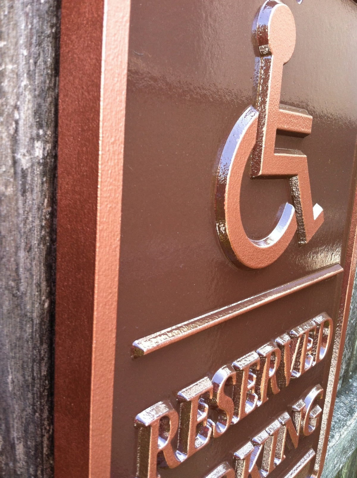 Parking Lot Signs - Customized - Carved - (B28) - The Carving Company
