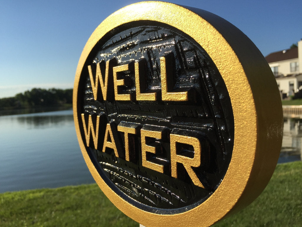Carved Well Water sign – The Carving Company