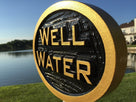 Carved Well Water notice Plaque- Irrigation Sign (LN24) - The Carving Company