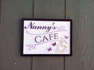 Personalized Carved Cafe Sign (H1) - The Carving Company