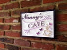 Personalized Carved Cafe Sign (H1) - The Carving Company