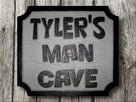 Man Cave Sign - Carved Personalized Plaque - Custom Carved Signs (MC2) - The Carving Company