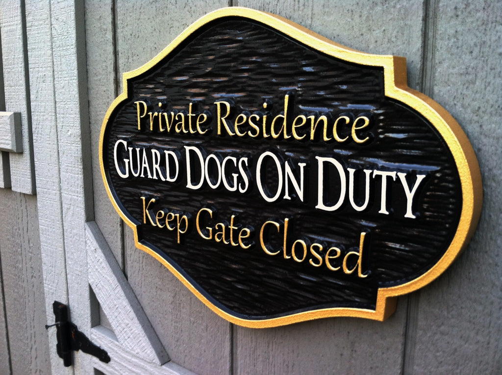 Guard Dog on Duty - Beware of Dogs (P6) - The Carving Company