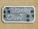 Personalized Pet Name sign - 2 names (P2) - The Carving Company