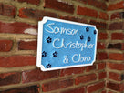 Personalized Pet Name sign - 3 names (P5) - The Carving Company