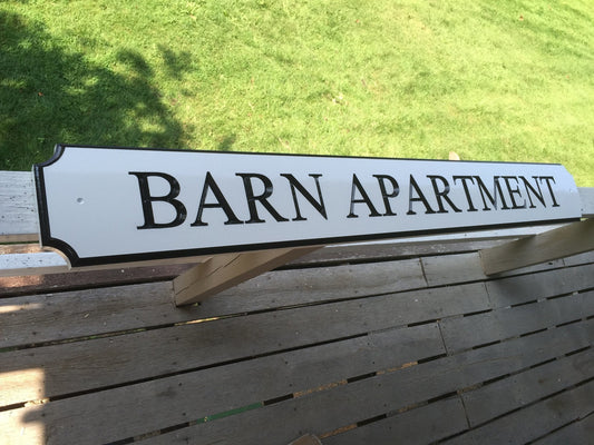 Custom Carved Quarterboard sign - Personalized (Q13) - The Carving Company