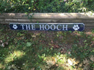 Quarterboard sign with Paw prints - Add your name or place  (Q11) - The Carving Company