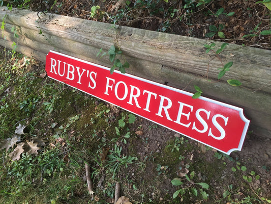 Custom Carved Quarterboard sign - Add your name or place (Q12) - The Carving Company
