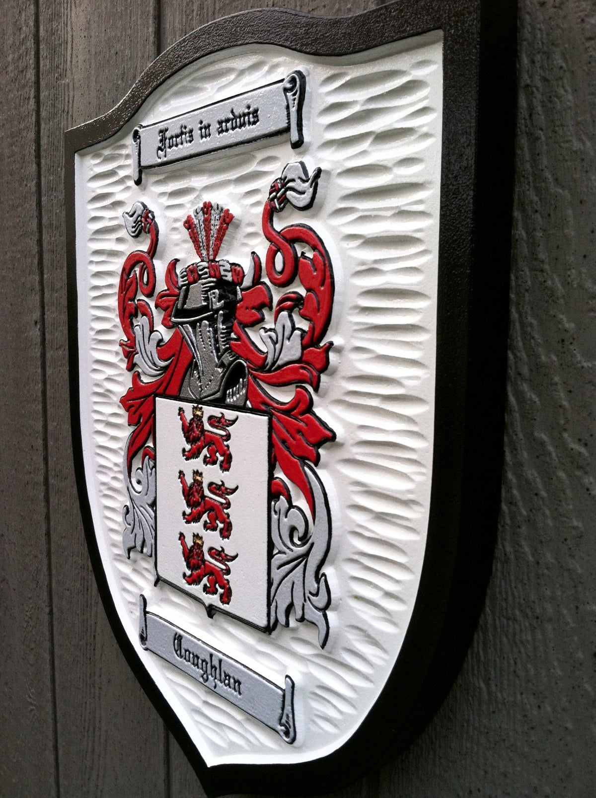 Historic Family Crest - Coat of Arms - Family Shield  (FC5) - The Carving Company
