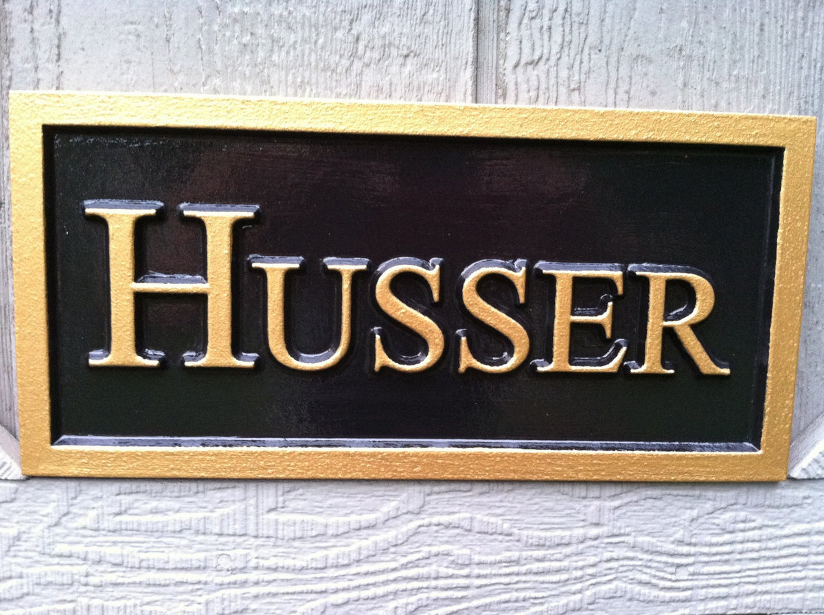 Personalized Family Name Sign (LN9) - The Carving Company