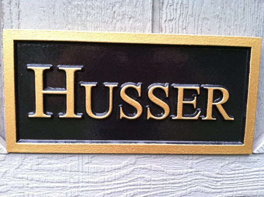 Personalized Family Name Sign (LN9) - The Carving Company