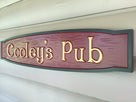 Custom Carved Painted Cedar Pub Sign  (BP60) - The Carving Company