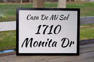 Address Entrance Sign for Estates / Homes / Farms (A188) - The Carving Company iso view