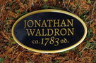 Custom Carved Builders Name Sign / Historic Founder Sign with circa year (LN46) - The Carving Company