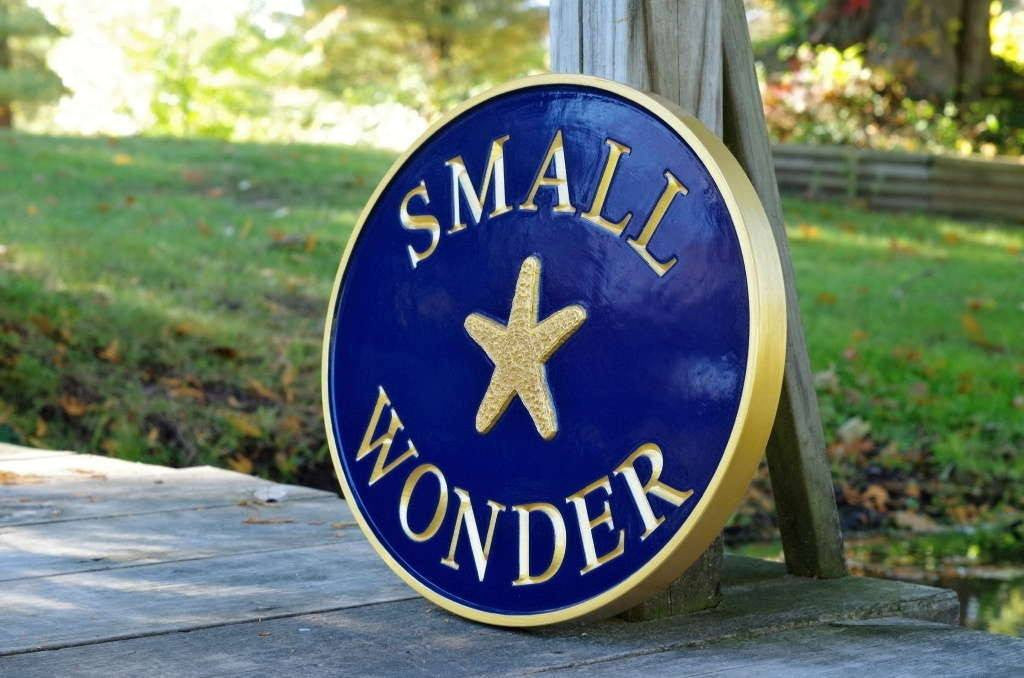 Personalized Nautical House Marker Sign with Last Name, Street Name, or House Name (LN38) - The Carving Company