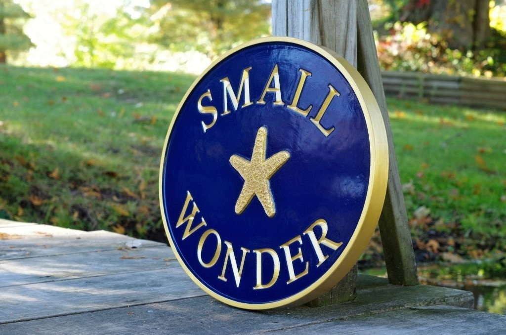 Custom Exterior House Marker Sign with House Name, Street Name, or Family Name (LN54) - The Carving Company