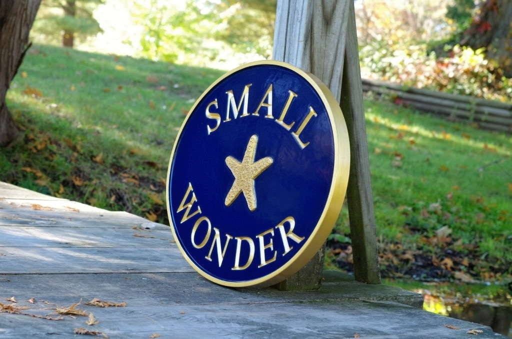 Personalized Nautical House Marker Sign with Last Name, Street Name, or House Name (LN38) - The Carving Company