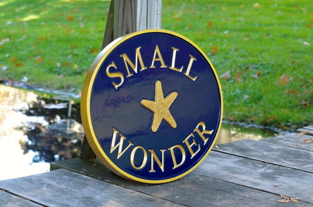 Personalized Nautical House Marker Sign with Last Name, Street Name, or House Name (LN38) - The Carving Company