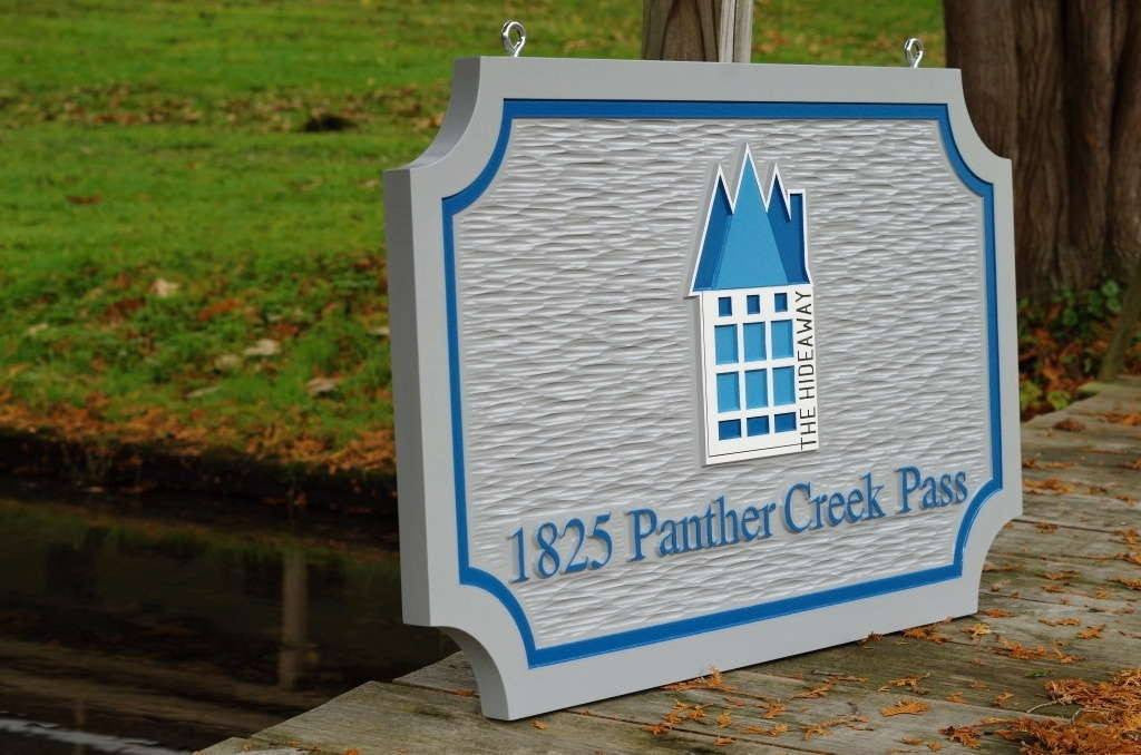 Carved Exterior Dimensional Business Signs / Customize with your Logo (B76) - The Carving Company